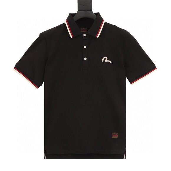 EVISU Polo Shirts Men Black Men's